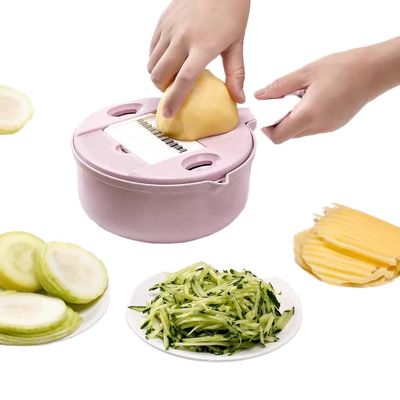 Number of Pieces 1 Hand Vegetable Slicer Stainless Steel Bowl Multifunctional Tool