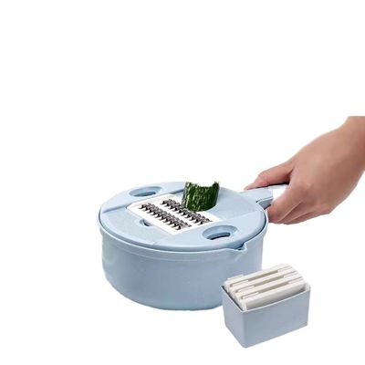 Upgrade Your Kitchen with Square Bamboo Bowl-Shaped Slicer Machine in Stainless Steel