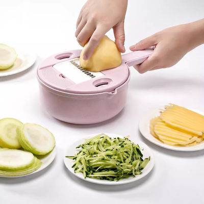 Customized Logo Multifunctional Magic Fruit Chopper and Smart Bowl Slicer for Kitchen