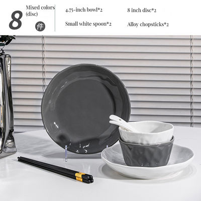 Custom Size Ceramic Dinnerware Set with Elegant European Style and Disposable Option