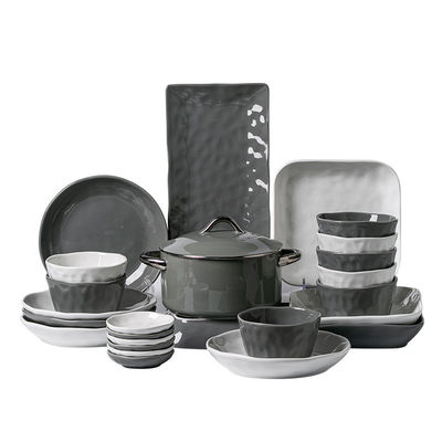 Custom Size Ceramic Dinnerware Set with Elegant European Style and Disposable Option