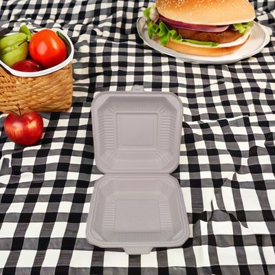 Food Grade Convenient Rectangle Plastic Lunch Boxes with Lids Microwave Safe Stackable Trays
