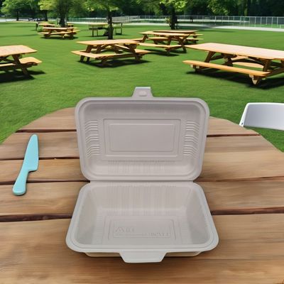 Commercial Buyer's Choice Disposable Square Plastic Lunch Boxes with Microwave Safe Lids