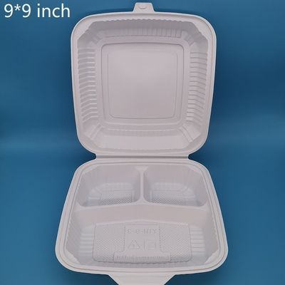 Simplicity Style Disposable Square Plastic Lunch Box Microwave Safe Stackable Container