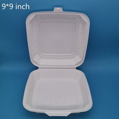 Simplicity Style Disposable Square Plastic Lunch Box Microwave Safe Stackable Container