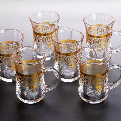 200 ML Capacity Custom Logo Gracious Glass Drinking Cup with Classic Design and Beer Mug
