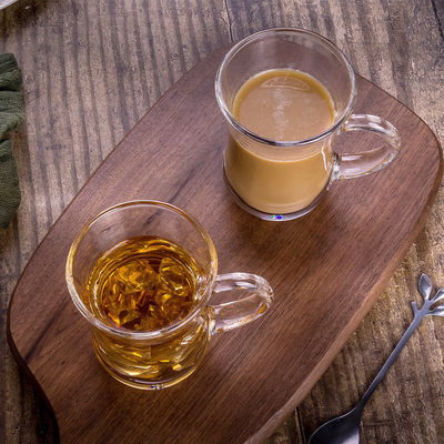 200 ML Capacity Custom Logo Gracious Glass Drinking Cup with Classic Design and Beer Mug