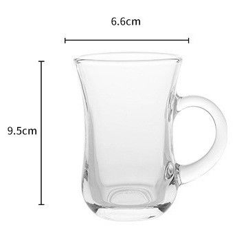 200 ML Capacity Custom Logo Gracious Glass Drinking Cup with Classic Design and Beer Mug