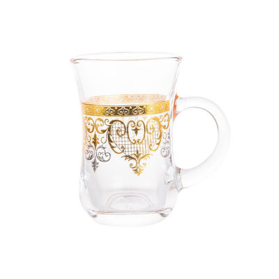 200 ML Capacity Custom Logo Gracious Glass Drinking Cup with Classic Design and Beer Mug