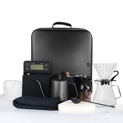 Convenient Camping Tools Set for Easy Brewing of Arabic Coffee and Tea Black Color