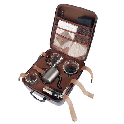 Convenient Camping Tools Set for Easy Brewing of Arabic Coffee and Tea Black Color