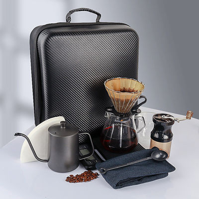 Convenient Camping Tools Set for Easy Brewing of Arabic Coffee and Tea Black Color