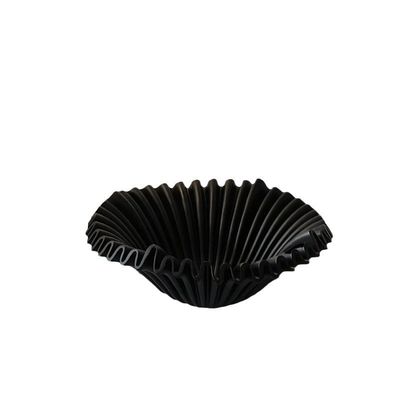 Multicolor PET Plastic Round Salad Bowl for Modern Kitchen and Elegant Design Style