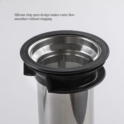 High Borosilicate Glass Water Bottle 1L/1.4L for Portable Cold Brew Infusions
