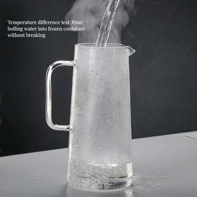 1L/1.4L High Borosilicate Glass Water Bottle for Brewing Coffee and Cold Brew Pot Set