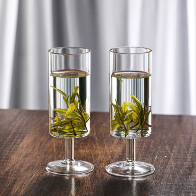200ml Capacity Custom Glass Cup for Elegant Temperature Resistant Green Tea Infuser