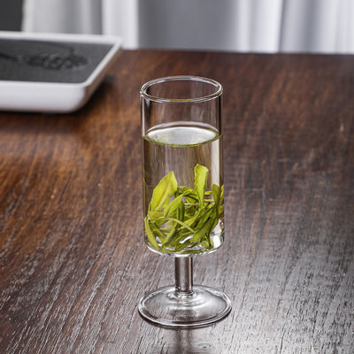 200ml Capacity Custom Glass Cup for Elegant Temperature Resistant Green Tea Infuser