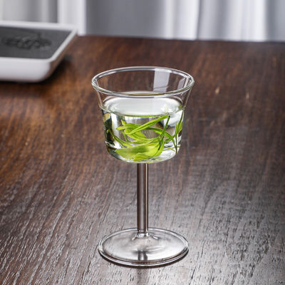 200ml Capacity Custom Glass Cup for Elegant Temperature Resistant Green Tea Infuser
