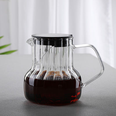 Customized Logo Acceptable Portable Glass Kettles for Water Usage and Coffee Pot