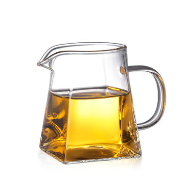 Customized 500ml-1L Borosilicate Glass Kung Fu Tea Cups with High Temperature Handles