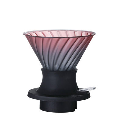Black Glass Pour over Coffee Filter Immersion Dripper Set Accessories for Coffee Tea