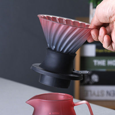 All Applicable People Exquisite Luxury Handmade Borosilicate Glass Pour Coffee Tea Set