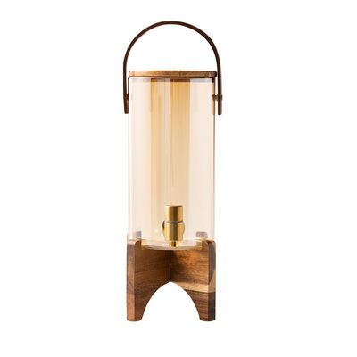 Unisex Pressing Type Glass Dispenser Trendy 7000ml Capacity for Lemon Juice Tea and More