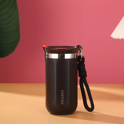 Customized Logo 350ml 450ml Stainless Steel Coffee Mugs Portable for Office and Camping