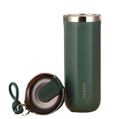 Customized Logo 350ml 450ml Stainless Steel Coffee Mugs Portable for Office and Camping