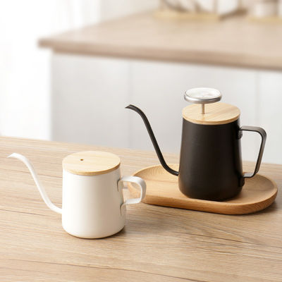 Coffee Making with Stainless Steel Gooseneck Coffee Maker and Long Mouth Drip Spout
