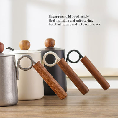 Long Hand Punch Accessories Hanging Ear Drip Spout Metal Pot for Contemporary Kitchens