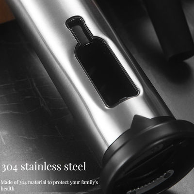 Custom Color Smart Rechargeable Wine Opener with Auto Pourer and Bottle Opener Feature