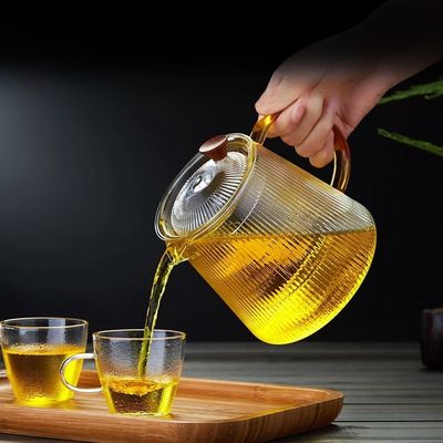 1000ml Capacity Borosilicate Glass Milk Jugs with Classic Design Heat Resistant Handle Customized Size