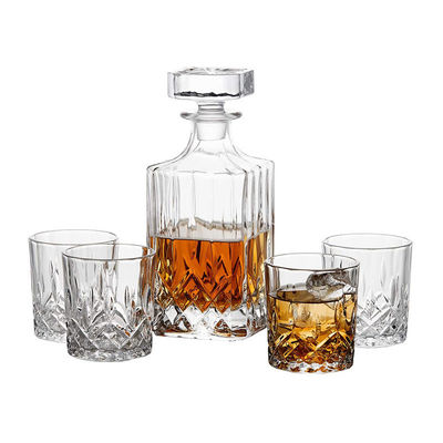 Upgrade Your Drinking Experience with Lead-Free Crystal Decanter and Whiskey Tumblers