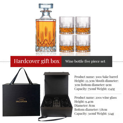 Upgrade Your Drinking Experience with Lead-Free Crystal Decanter and Whiskey Tumblers