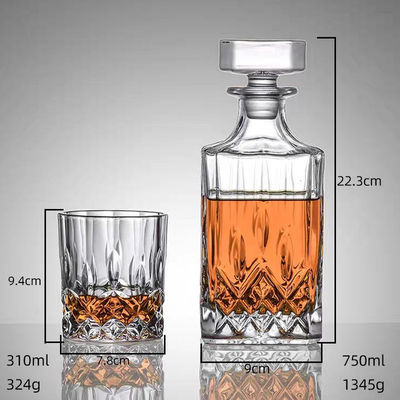 Upgrade Your Drinking Experience with Lead-Free Crystal Decanter and Whiskey Tumblers