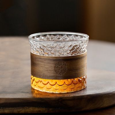 Modern Design Hammer Pattern Glass Cup for High Borosilicate Glass Coffee and Tea