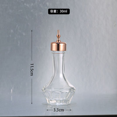 Direct Sale Fine Wine U-Shaped Amber Crystal Glass Elegant Shot Glass Design for Wine
