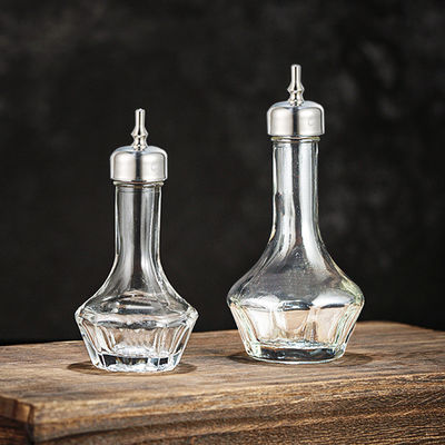 Japanese-style Design Luxury Non-Lead Crystal Amber Shot Glasses for Wine 30ml Capacity