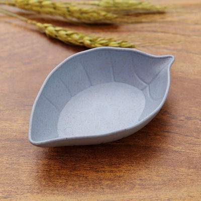 Disposable Food Container Creative Leaf Shape Dipping Bowl for Soy Sauce and Snacks