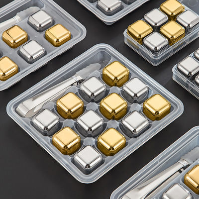 DIY Ice Cube Tray Mold for Bar Club Drinking Customized Size Metal Square Dice Ice Cubes