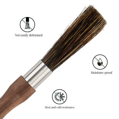 Long Handle Double Bath Dry Brush for Super Markets Custom Double Nylon Boar Wood Brush