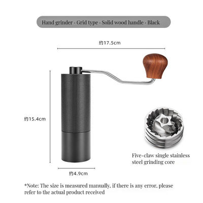 Adjustable Setting Multifunctional Bean Mill for Storage Hand Touch Coffee Grinder