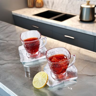 Glass Tea/Coffee Mug Custom Logo Gift Box Set Thermo Cup Vacuum Flask for Mothers Day