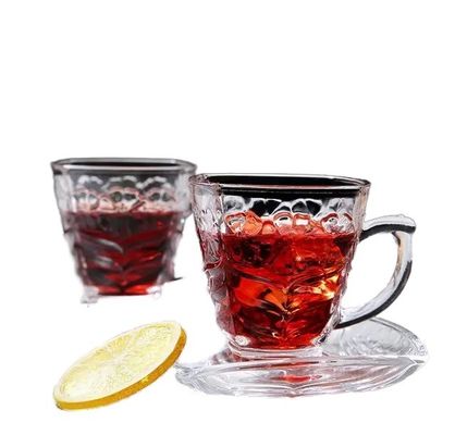 Simple Design Ceramic Porcelain Coffee Cup and Saucer Set for Home Decoration