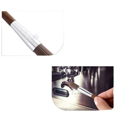 Barista Kitchen Hand Vintage-Style Coffee Grinder Cleaning Brush with Wooden Handle