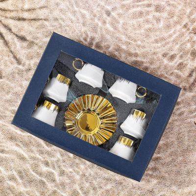 Elegant Coffee Tea Wallpaper Design Ceramic Western Dinner Set for Sustainable Living