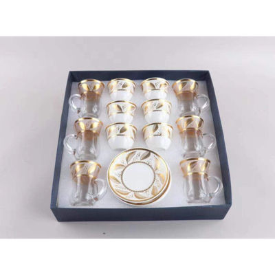 Europe Design Style Customized Glass Coffee Cups with Handle in Sustainable Material