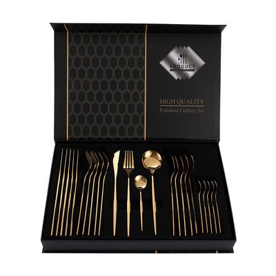 Upgrade Your Dining Table with Sustainable Stainless Steel Gold Plated Flatware Sets