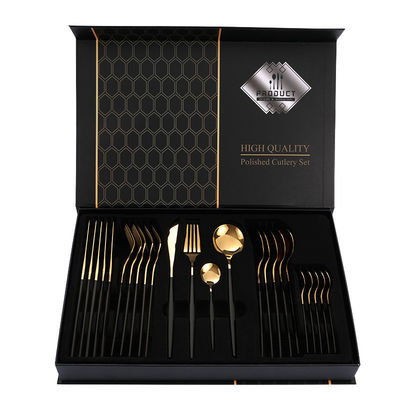 Upgrade Your Dining Table with Sustainable Stainless Steel Gold Plated Flatware Sets